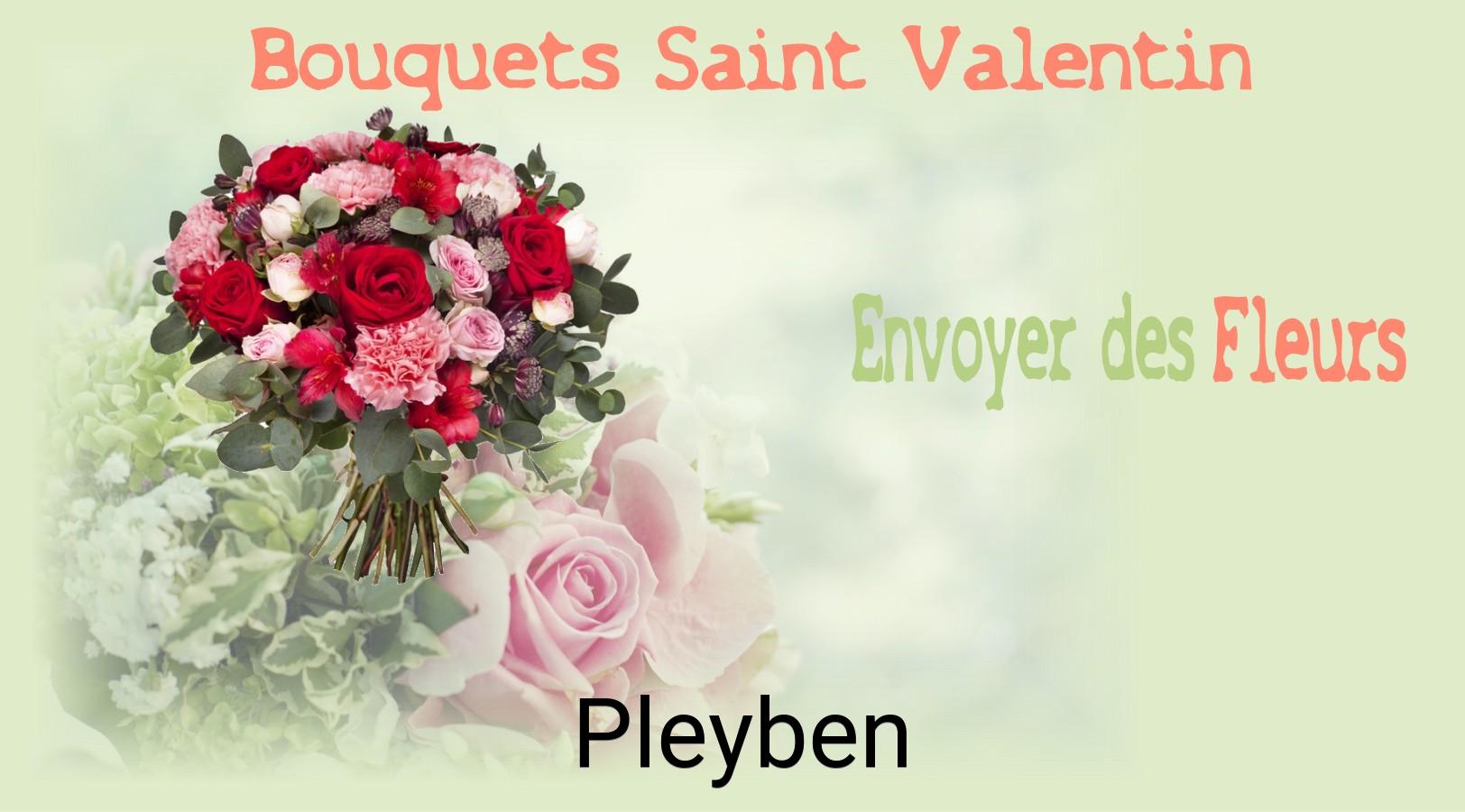 Roses de Saint-Valentin livrées à Pleyben